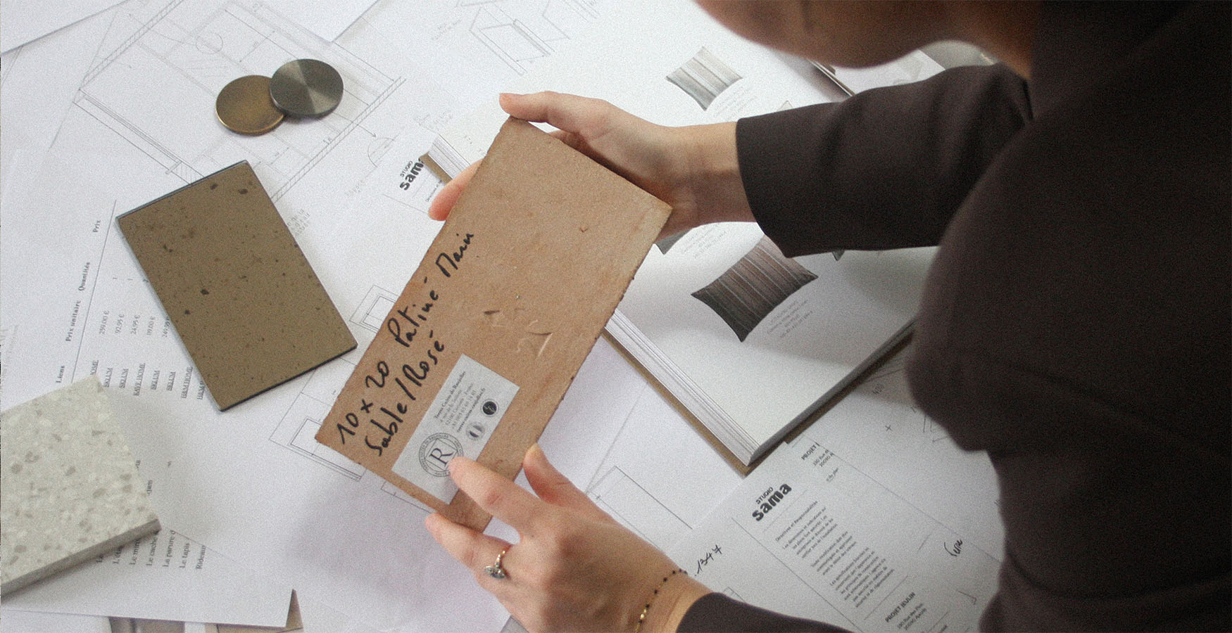 Choix des matériaux par Studio Sama