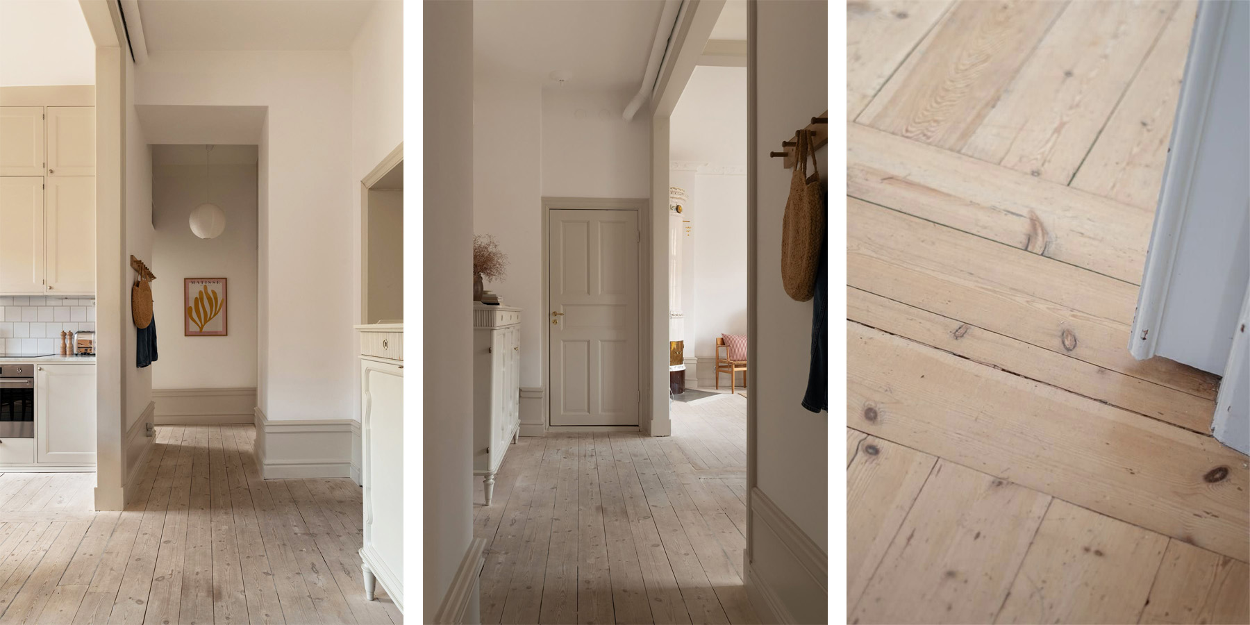 Visuels illustrant les possibilités avec du clair dans des espaces