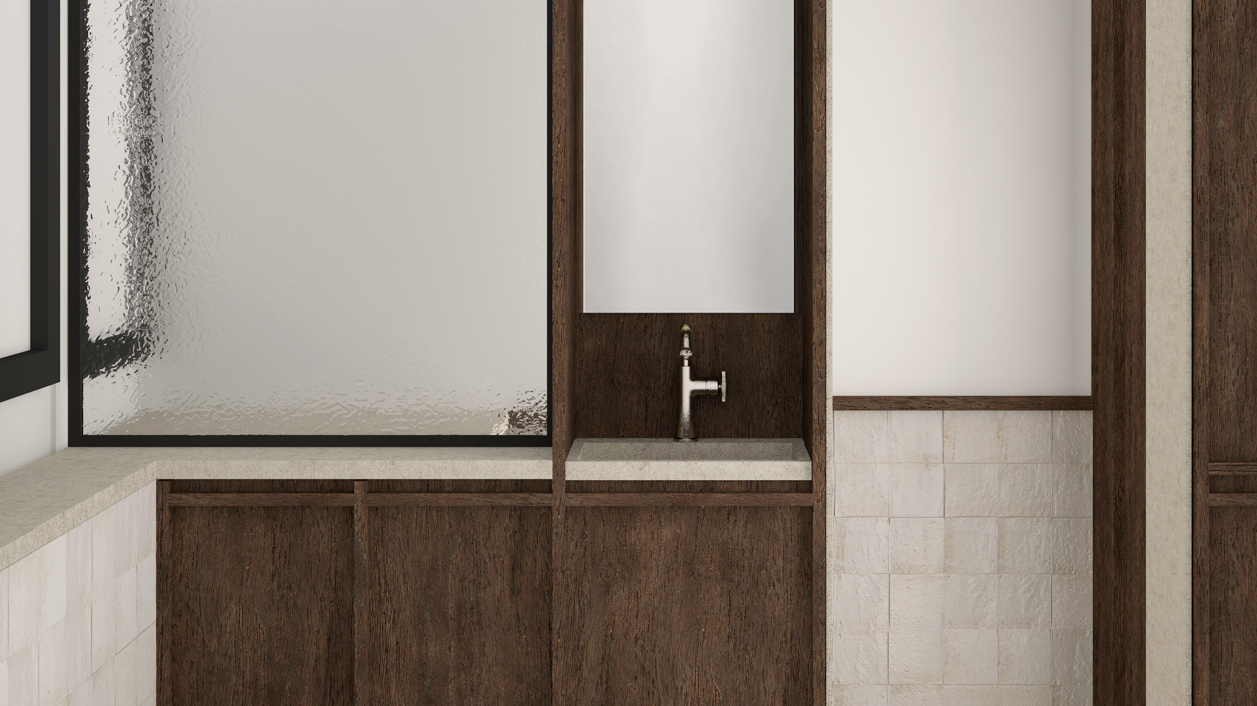 Bibliothèque en bois designer et dessiner sur mesure dans un bureau
